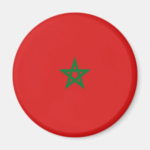Morocco Fisheye Flag Magnet