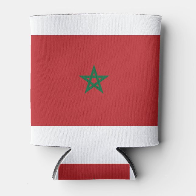 Morocco Flag Can Cooler (Front)
