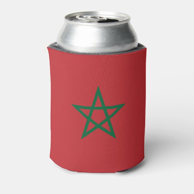 Morocco Flag Can Cooler (Can Back)