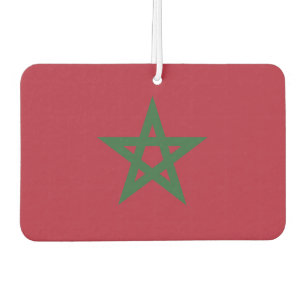 Morocco Flag Car Air Freshener