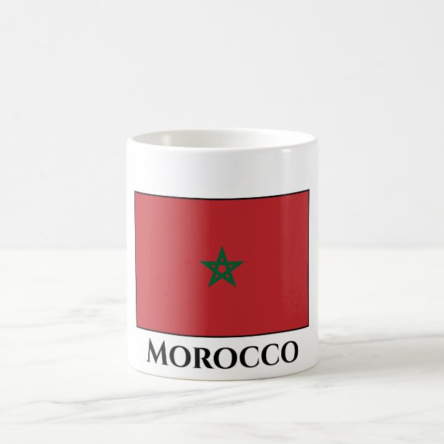 Morocco Flag Coffee Mug (Center)