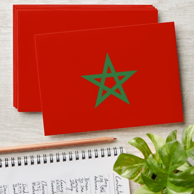 Morocco flag envelope (Stacked)
