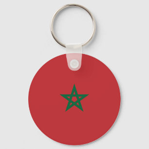 Morocco Flag Key Ring