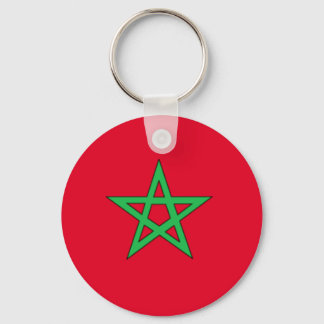 Morocco Flag Key Ring