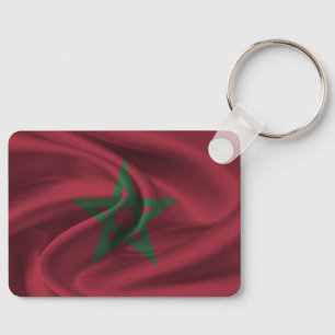 Morocco Flag Keychain