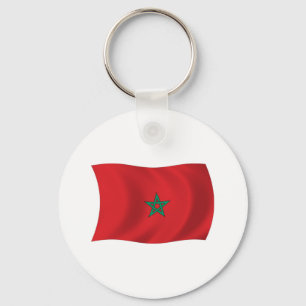 Morocco Flag Keychain