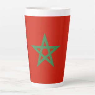 Morocco flag latte mug