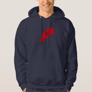 Morocco flag map hoodie