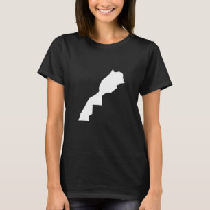 Morocco Flag Map - Morocco T-Shirt