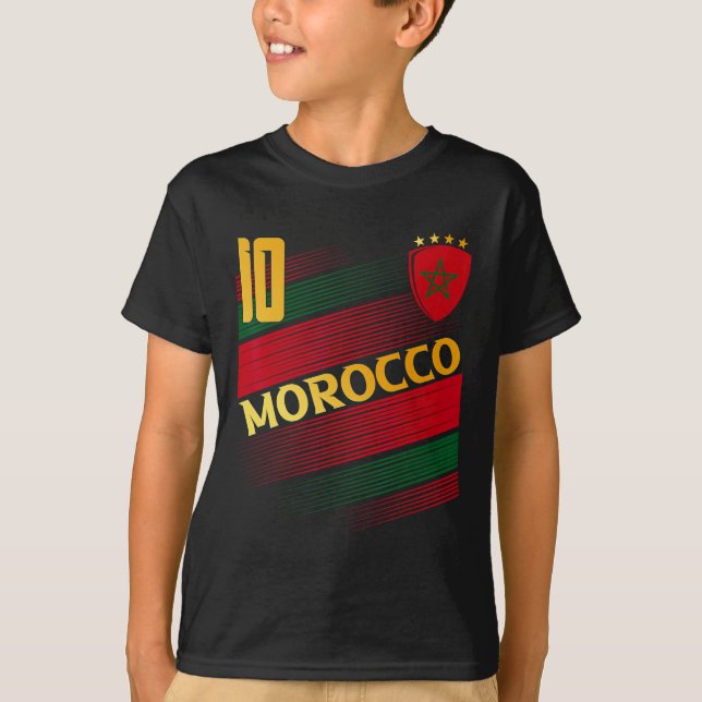 Morocco Flag Moroccan Pride Lovers  T-Shirt (Front)
