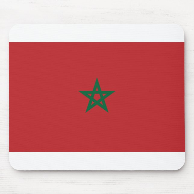 Morocco Flag Mouse Mat (Front)