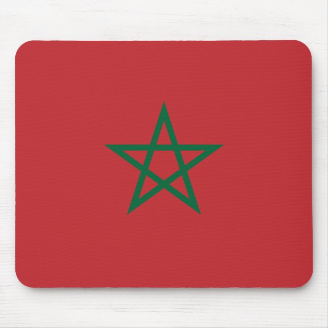 Morocco Flag Mouse Mat (Front)