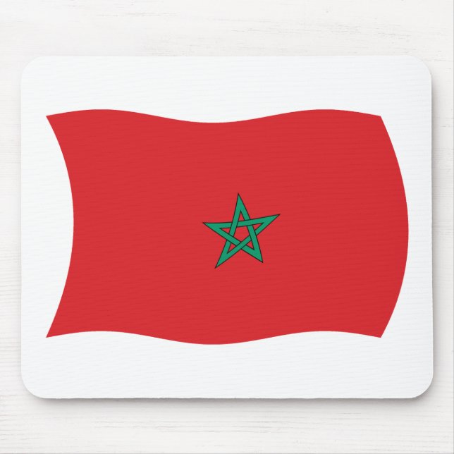 Morocco Flag Mousepad (Front)