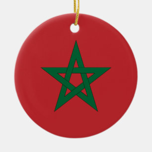 Morocco Flag Ornament