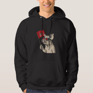 Morocco Flag Pig Moroccan Roots Moroccan Pride Sun Hoodie