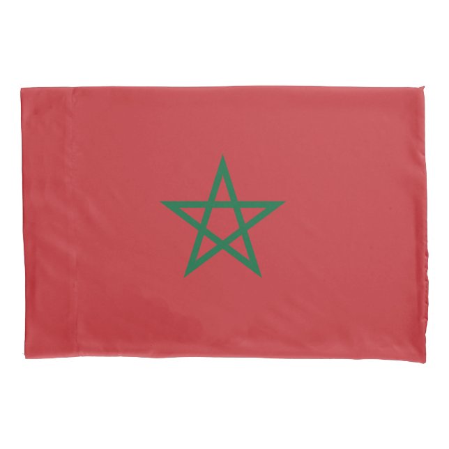Morocco Flag Pillowcase (Front)