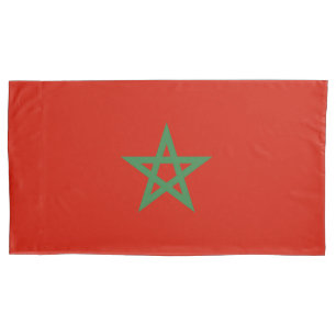 Morocco flag pillowcase
