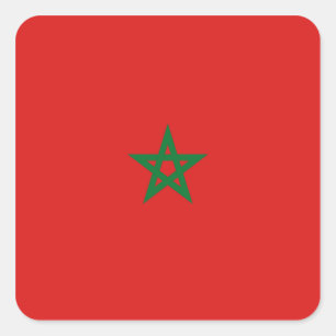 Morocco Flag Sticker