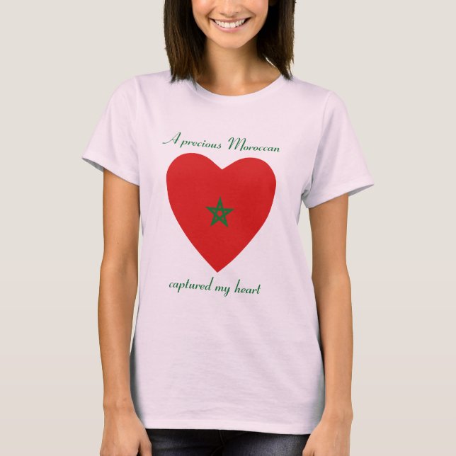 Morocco Flag Sweetheart T-Shirt (Front)