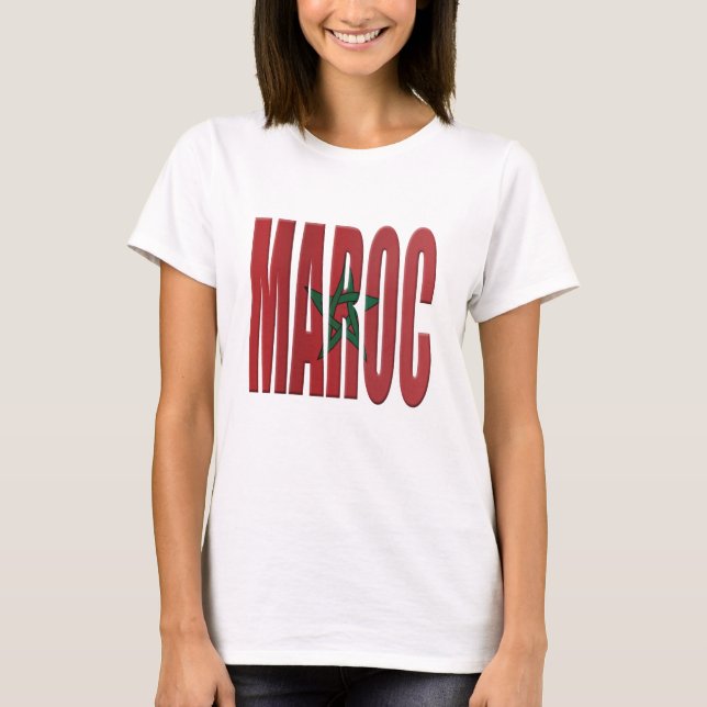 Morocco flag T-Shirt (Front)