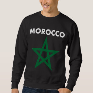 Morocco Flag Tee Flag Of Morocco For Men & Women M