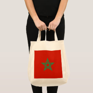 Morocco flag tote bag