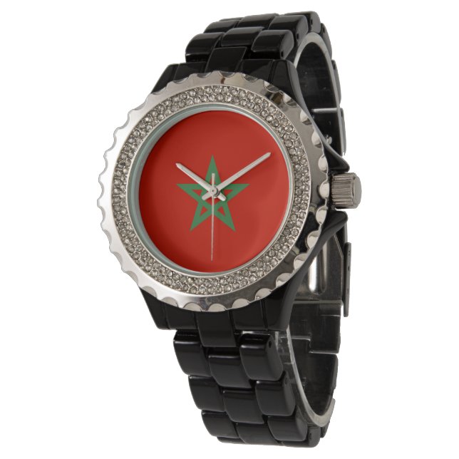 Morocco flag watch (Angled)
