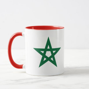 Morocco football flag mug