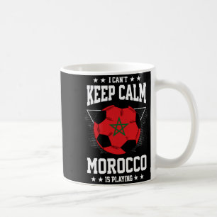 Morocco Football Jersey 2022 Flag Funny Soccer Lov Coffee Mug