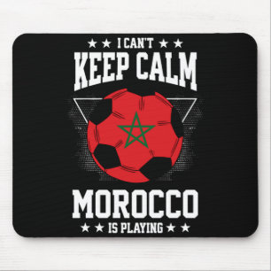 Morocco Football Jersey 2022 Flag Funny Soccer Lov Mouse Mat