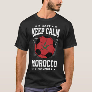 Morocco Football Jersey 2022 Flag Funny Soccer Lov T-Shirt