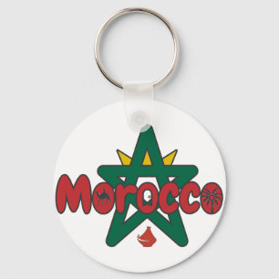 Morocco is a door to history, a tagine of welcome key ring