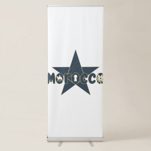 Morocco is a heritage worthy of pride retractable banner
