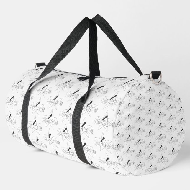 Morocco is a star above our crowned identity duffle bag (Left Corner)