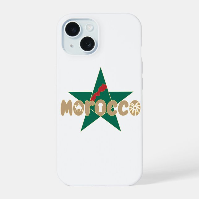 Morocco is identity, passed down with pride iPhone 15 case (Back)