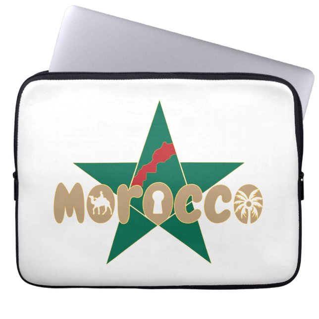 Morocco is identity, passed down with pride laptop sleeve (Front)