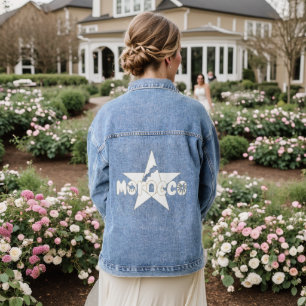 Morocco is more than a country; it's our pride denim jacket
