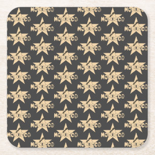 Morocco is pride in every detail square paper coaster