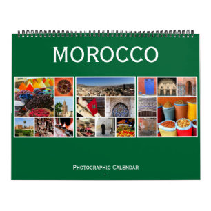 morocco large 2025 calendar