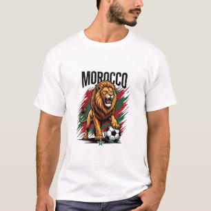 Morocco Lion Soccer Fan 2026 T-Shirt