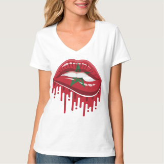 Morocco lips pride root flag T-Shirt