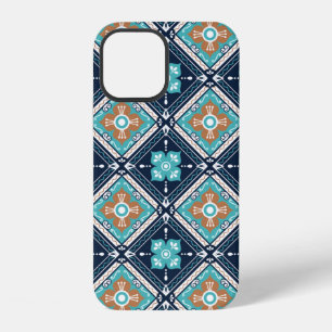 Morocco Mexican Seamless Decorative Pattern Backgr iPhone 12 Case