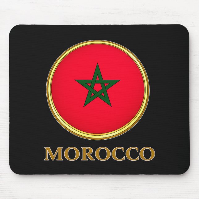 Morocco - Moroccan Flag Mouse Mat (Front)