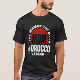 Morocco Moroccan Morocco Flag Mothers Day T-Shirt