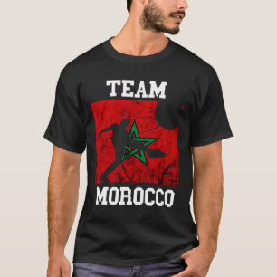 Morocco Moroccan Soccer Team Moroccan Pride Morocc T-Shirt