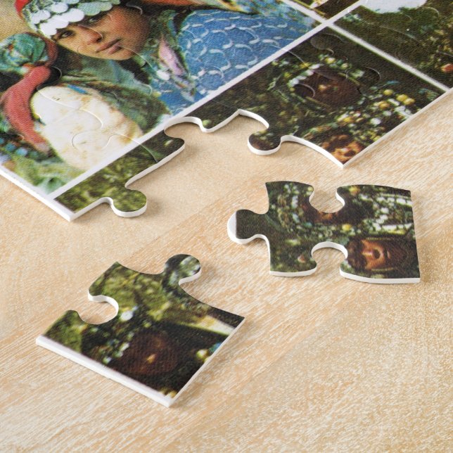 Morocco, North AFrica, Marrakesh multiview Jigsaw Puzzle (Side)