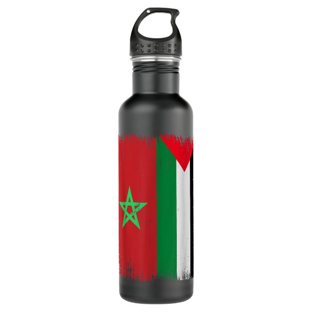 Morocco Palestine 710 Ml Water Bottle (Front)