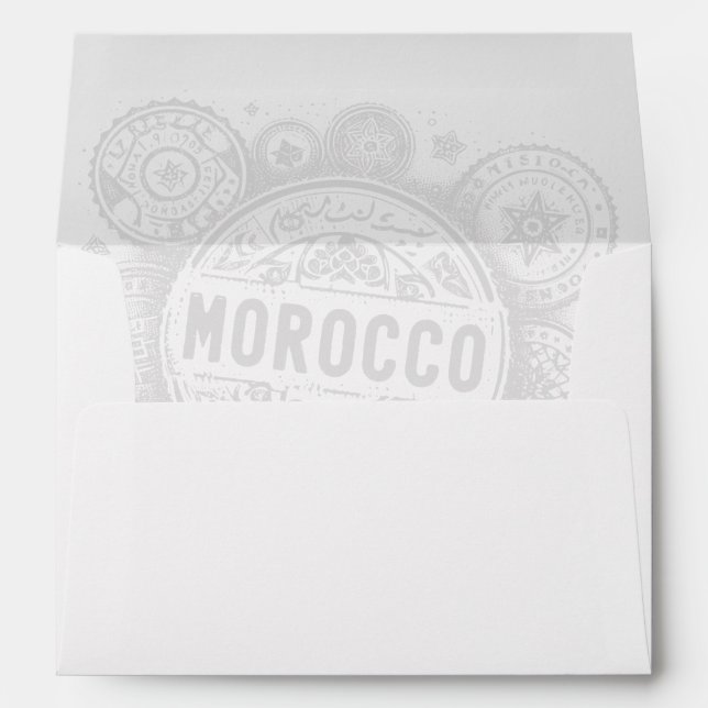 Morocco Passport Envelope (Back (Bottom))