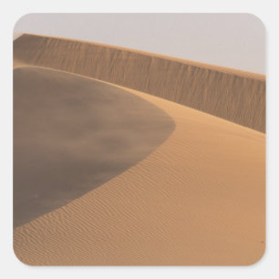 Morocco, Sand Dunes, Draa Valley Square Sticker