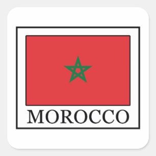 Morocco Square Sticker